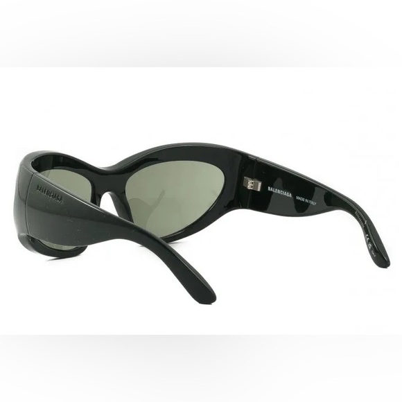 NEW BALENCIAGA CAT EYE SUNGLASSES BALENCIAGA BB0228S 002 GREEN EYEWEAR - Picture 5 of 6